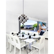 CWI Lighting Pallocino 27 Light Contemporary Metal Chandelier in Chrome