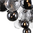 CWI Lighting Pallocino 27 Light Contemporary Metal Chandelier in Chrome
