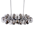 CWI Lighting Pallocino 27 Light Metal Island/Pool Table Chandelier in Chrome