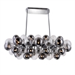 CWI Lighting Pallocino 27 Light Metal Island/Pool Table Chandelier in Chrome