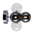 CWI Lighting Pallocino 3 Light Contemporary Metal Sconce in Chrome
