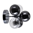 CWI Lighting Pallocino 3 Light Contemporary Metal Sconce in Chrome