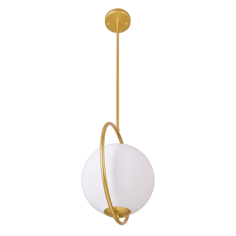CWI Lighting Celeste 1 Light Contemporary Metal Mini Pendant in Gold