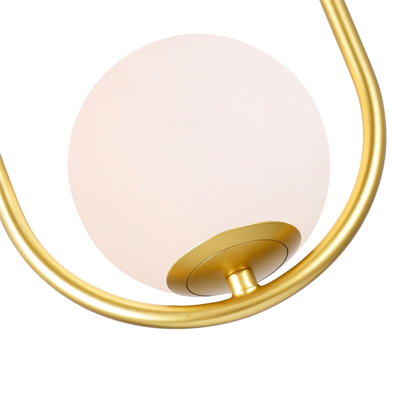 CWI Lighting Celeste 1 Light Contemporary Metal Mini Pendant in Gold