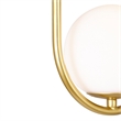 CWI Lighting Celeste 1 Light Contemporary Metal Mini Pendant in Gold