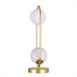CWI Lighting Celeste 2 LightContemporary Metal Lamp in Medallion Gold