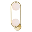 CWI Lighting Celeste 2 Light Contemporary Metal Sconce in Medallion Gold