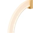 CWI Lighting Anello Contemporary Metal LED Pendant in White Oak