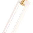CWI Lighting Anello Contemporary Metal LED Pendant in White Oak