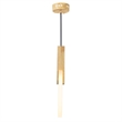 CWI Lighting Anello Contemporary Metal LED Mini Pendant in White Oak