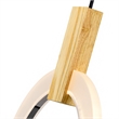 CWI Lighting Anello Contemporary Metal LED Mini Pendant in White Oak