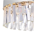 CWI Lighting Glace Contemporary Metal LED Metal Chandelier in Chrome