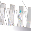 CWI Lighting Glace Contemporary Metal LED Metal Chandelier in Chrome