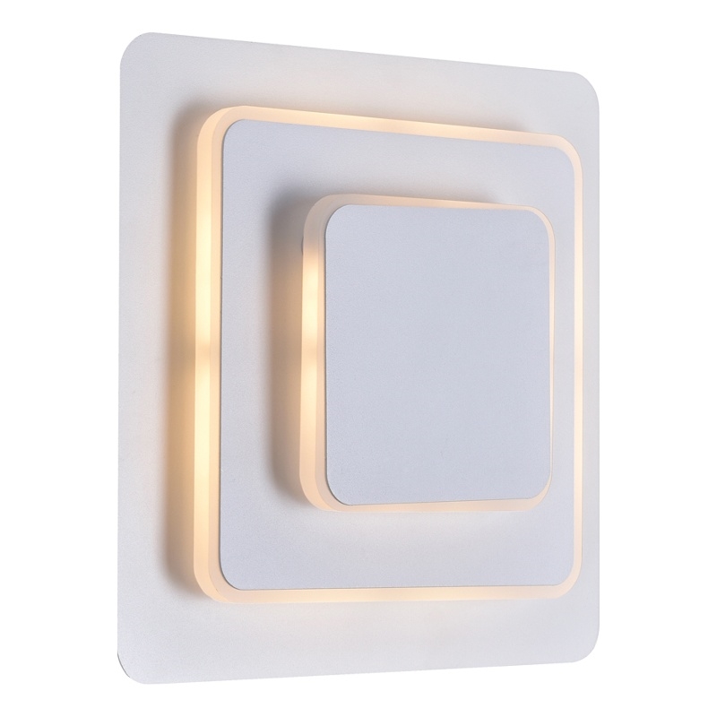 CWI Lighting Private I Metal LED Integrated Fixture Sconce in Matte White