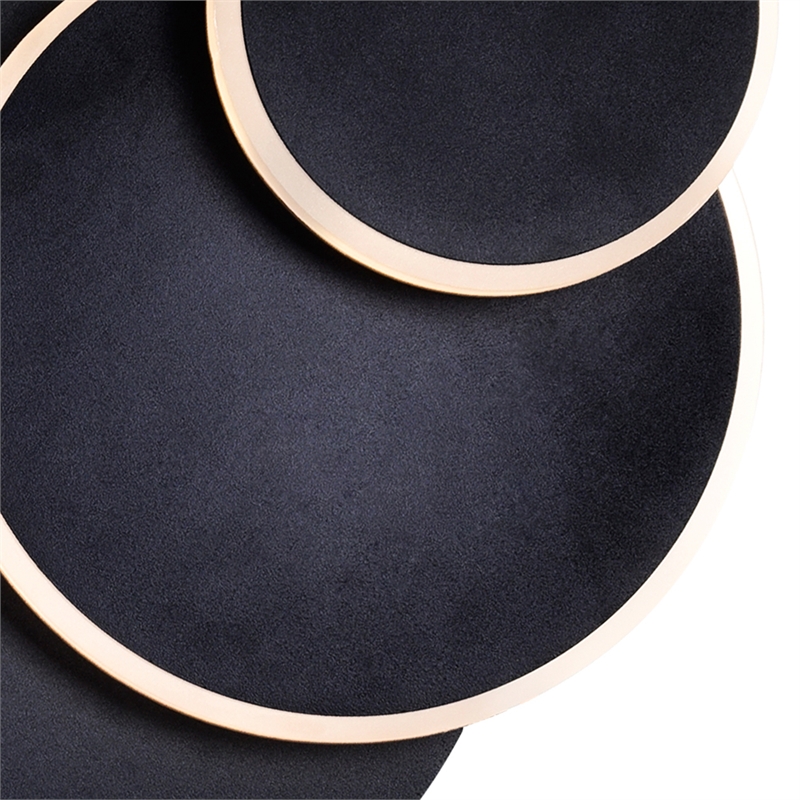 CWI Lighting Private I Contemporary Metal LED Sconce with Dimmer in Black