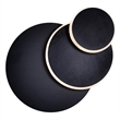 CWI Lighting Private I Contemporary Metal LED Sconce with Dimmer in Black