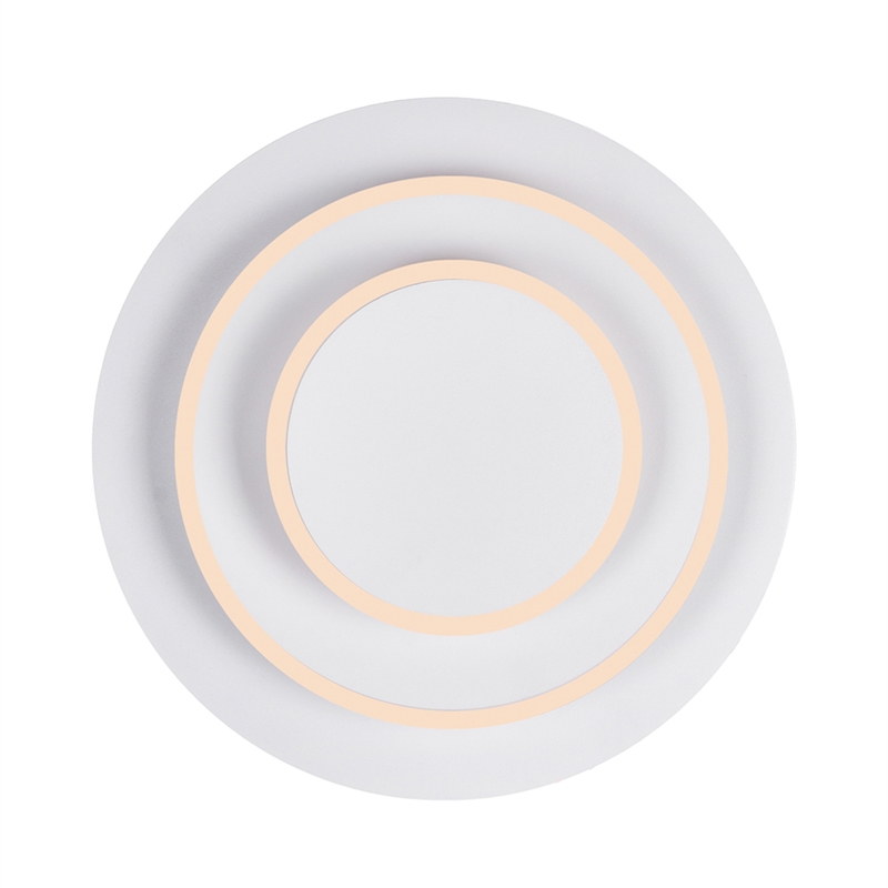 CWI Lighting Private I Contemporary Metal LED Sconce in Matte White