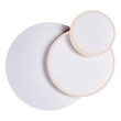 CWI Lighting Private I Contemporary Metal LED Sconce in Matte White