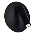 CWI Lighting Private I Contemporary Metal LED Sconce in Matte Black