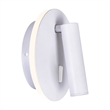 CWI Lighting Private I Metal LED Integrated Fixture Sconce in Matte White