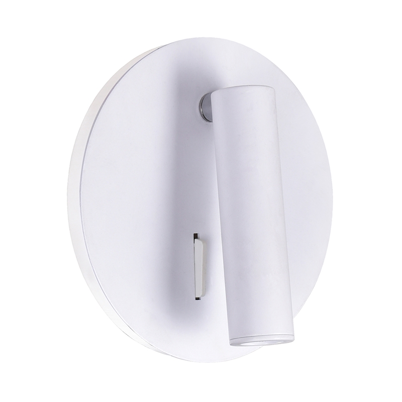 CWI Lighting Private I Metal LED Integrated Fixture Sconce in Matte White