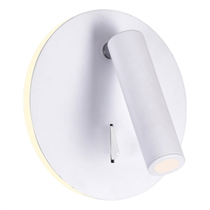 CWI Lighting Private I Metal LED Integrated Fixture Sconce in Matte White