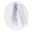 CWI Lighting Private I Metal LED Integrated Fixture Sconce in Matte White
