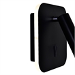 CWI Lighting Private I Contemporary Metal LED Sconce with Dimmer in Black