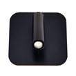 CWI Lighting Private I Contemporary Metal LED Sconce with Dimmer in Black