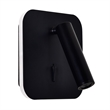 CWI Lighting Private I Contemporary Metal LED Sconce with Dimmer in Black