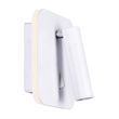 CWI Lighting Private I Contemporary Metal LED Sconce in Matte White