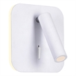 CWI Lighting Private I Contemporary Metal LED Sconce in Matte White