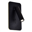 CWI Lighting Private I Metal LED Integrated Fixture Sconce in Black