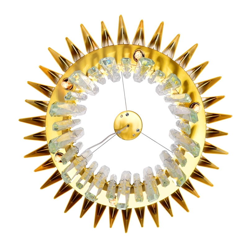 CWI Lighting Cityscape 12 Light Contemporary Metal Chandelier in Satin Gold