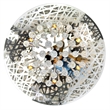 CWI Lighting Eternity 9 Light Drum Shade Metal Chandelier in Chrome