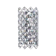 CWI Lighting Chique 4 Light Transitional Metal Wall Sconce in Chrome
