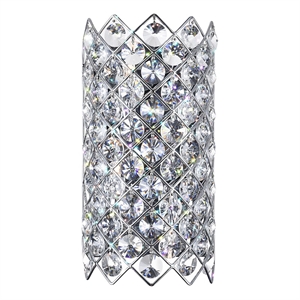 CWI Lighting Chique 4 Light Transitional Metal Wall Sconce in Chrome