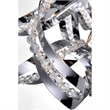 CWI Lighting Swivel 12 Light Contemporary Metal Chandelier in Chrome