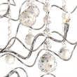 CWI Lighting Cherry Blossom 48 Light Transitional Metal Chandelier in Chrome