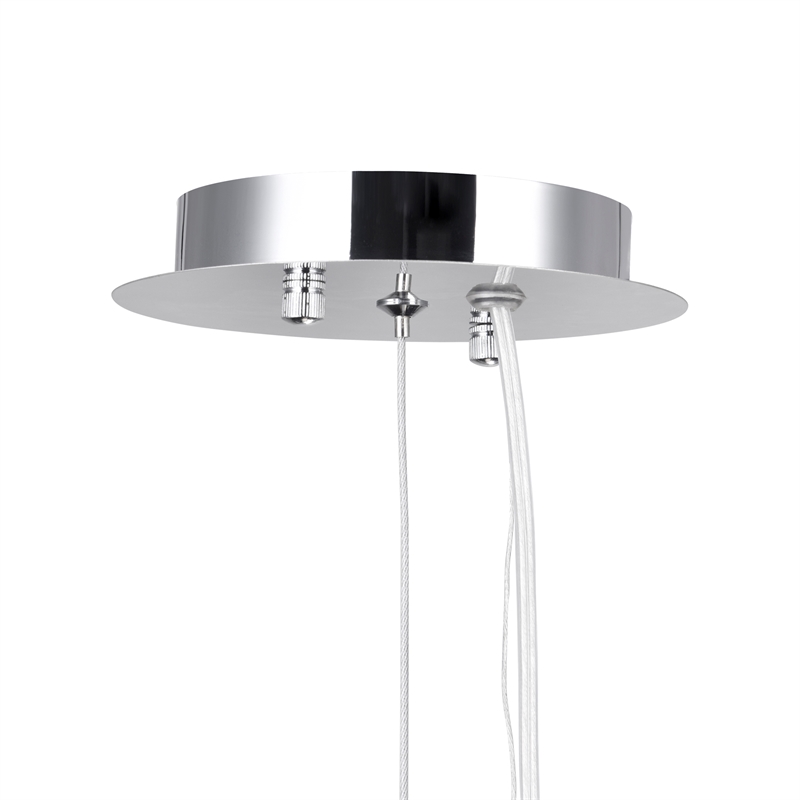 CWI Lighting Swivel 18 Light Contemporary Metal Chandelier in Chrome