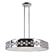 CWI Lighting Cinderella 10 Light Down Transitional Metal Chandelier in Chrome