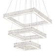 CWI Lighting Florence 2Transitional Metal LED Chandelier in Chrome