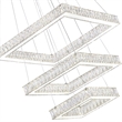 CWI Lighting Florence 2Transitional Metal LED Chandelier in Chrome