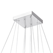 CWI Lighting Florence 2Transitional Metal LED Chandelier in Chrome