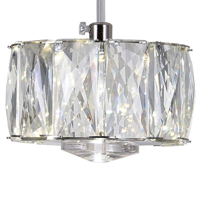 CWI Lighting Milan Contemporary Metal LED Mini Pendant in Chrome