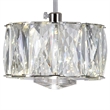 CWI Lighting Milan Contemporary Metal LED Mini Pendant in Chrome