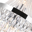 CWI Lighting Vast 3 Light Transitional Metal Chandelier in Chrome