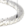 CWI Lighting RingTransitional Metal LED Chandelier in Chrome