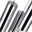 CWI Lighting Extended 9 Light Transitional Metal Pendant in Chrome