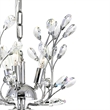 CWI Lighting Ivy 6 Light Transitional Metal Chandelier in Chrome